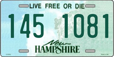 NH license plate 1451081