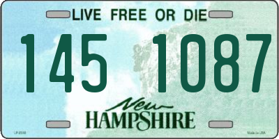 NH license plate 1451087