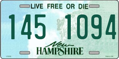 NH license plate 1451094