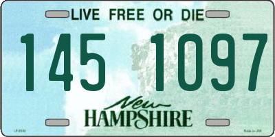 NH license plate 1451097