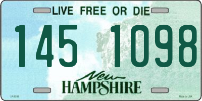 NH license plate 1451098