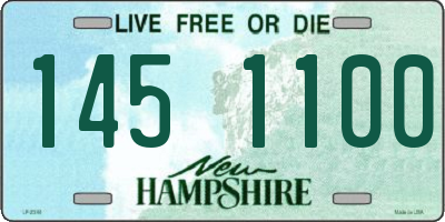 NH license plate 1451100