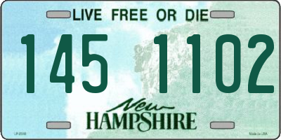 NH license plate 1451102