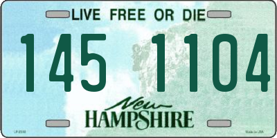 NH license plate 1451104
