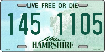 NH license plate 1451105