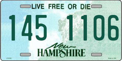 NH license plate 1451106