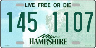 NH license plate 1451107