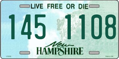 NH license plate 1451108