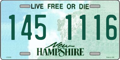 NH license plate 1451116