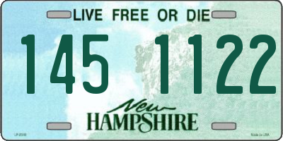 NH license plate 1451122
