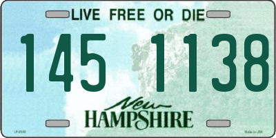 NH license plate 1451138