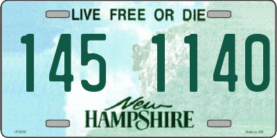 NH license plate 1451140