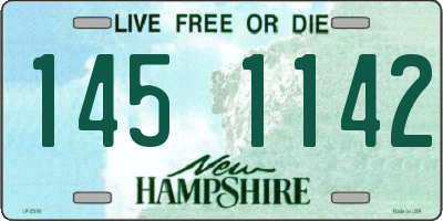 NH license plate 1451142