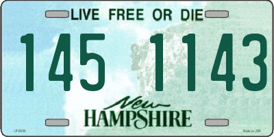 NH license plate 1451143