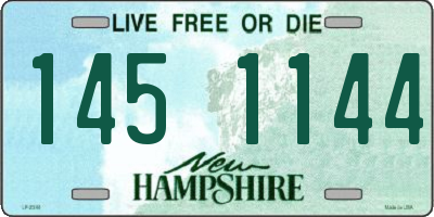 NH license plate 1451144