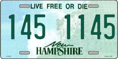 NH license plate 1451145