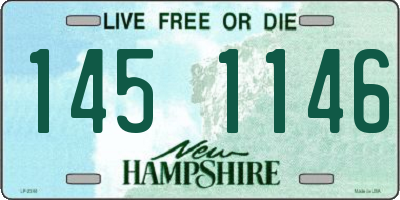 NH license plate 1451146
