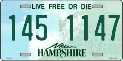 NH license plate 1451147