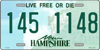NH license plate 1451148