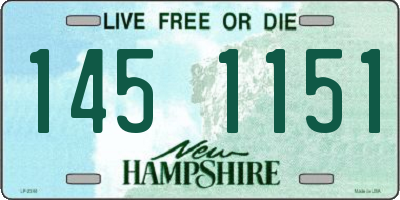 NH license plate 1451151