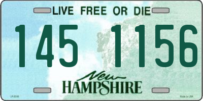NH license plate 1451156