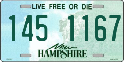 NH license plate 1451167