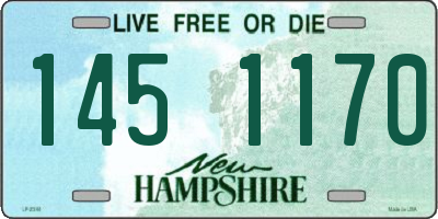 NH license plate 1451170