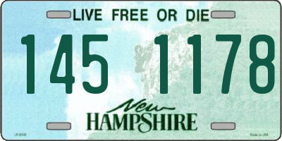 NH license plate 1451178