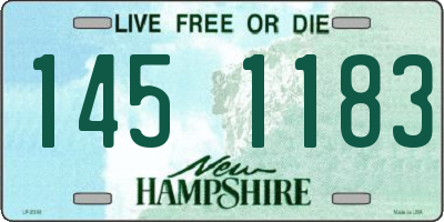 NH license plate 1451183