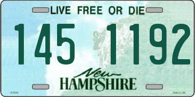 NH license plate 1451192