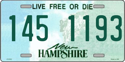 NH license plate 1451193