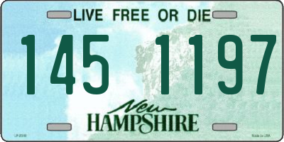 NH license plate 1451197