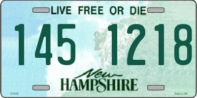 NH license plate 1451218