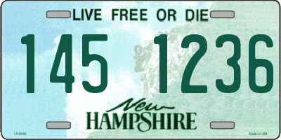 NH license plate 1451236