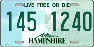 NH license plate 1451240