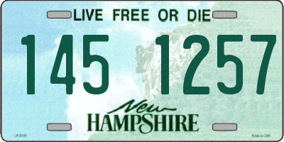 NH license plate 1451257