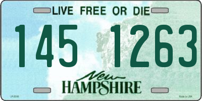 NH license plate 1451263