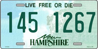 NH license plate 1451267