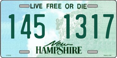 NH license plate 1451317