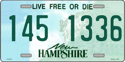 NH license plate 1451336
