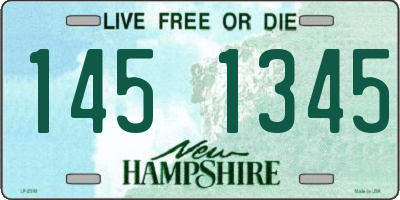 NH license plate 1451345
