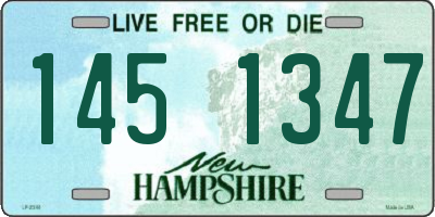 NH license plate 1451347