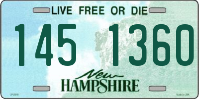NH license plate 1451360