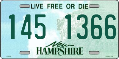 NH license plate 1451366