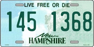 NH license plate 1451368