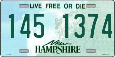 NH license plate 1451374