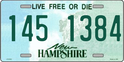 NH license plate 1451384