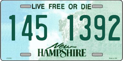 NH license plate 1451392