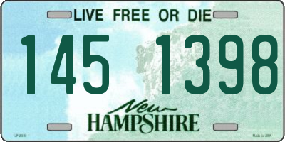 NH license plate 1451398