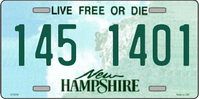 NH license plate 1451401